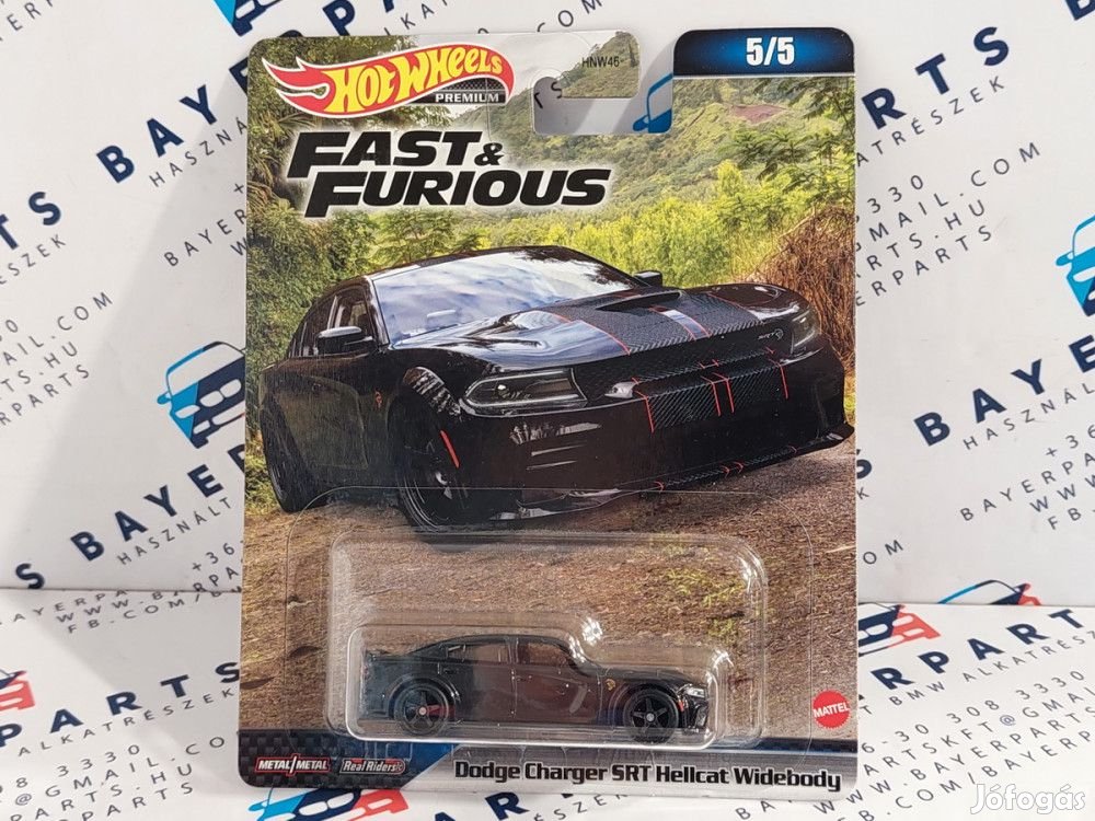 Hot Wheels Fast and Furious - Halálos iramban 5/5 - Dodge Charger Hel