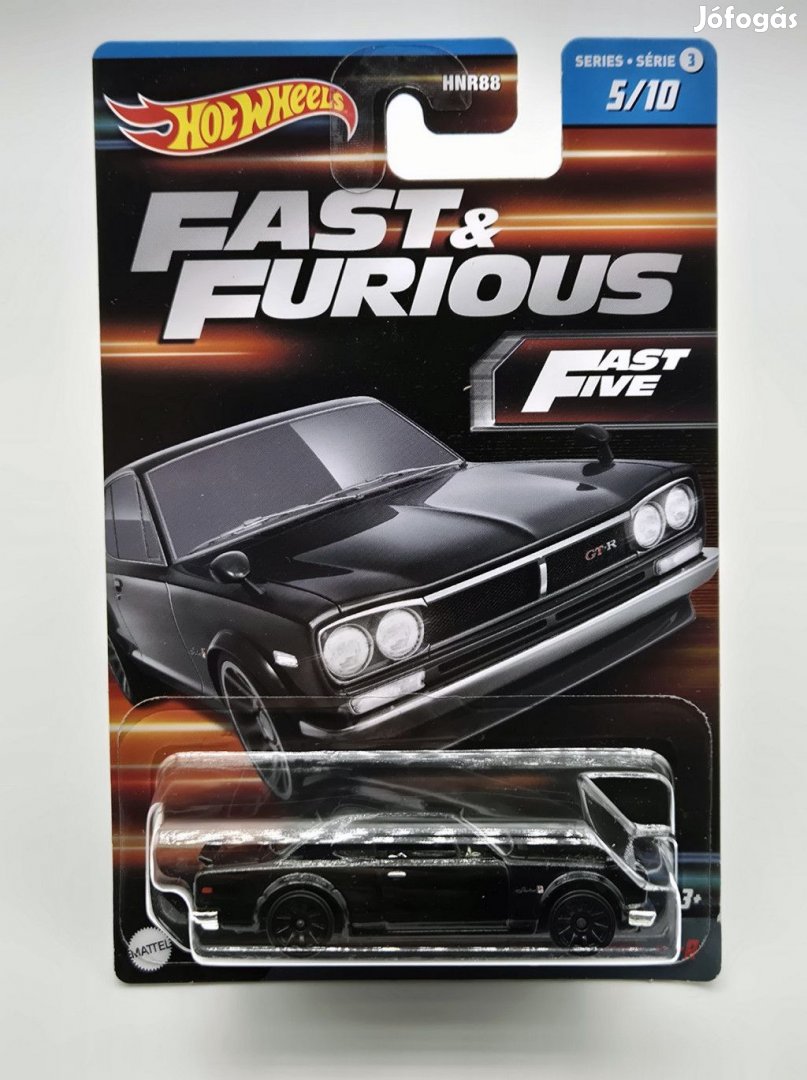 Hot Wheels Fast and Furious - Halálos iramban - Nissan Skyline H/T 20