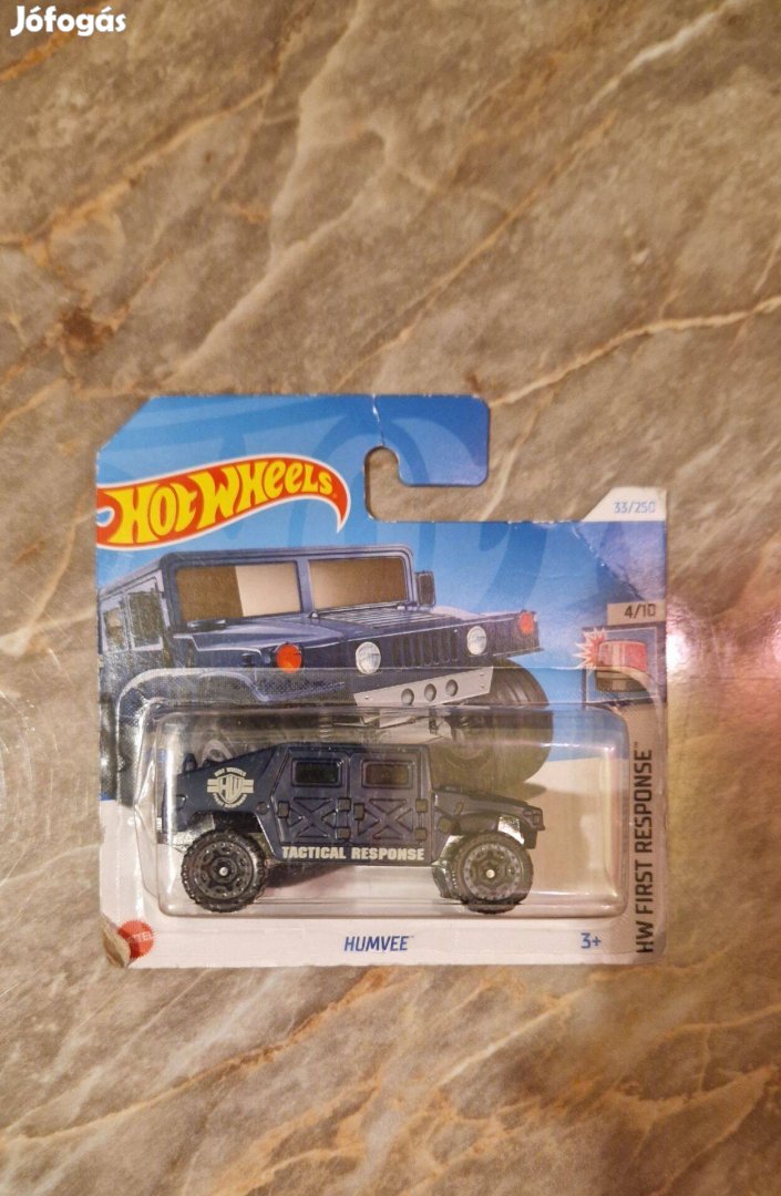 Hot Wheels First Response Humvee Kisautó Sötétkék