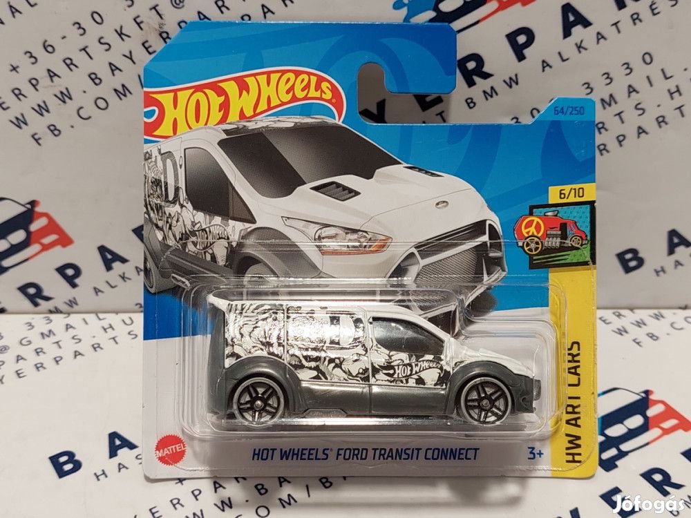 Hot Wheels Ford Transit Connect - HW Art Cars 6/10 - 64/250 -  Hot Wh