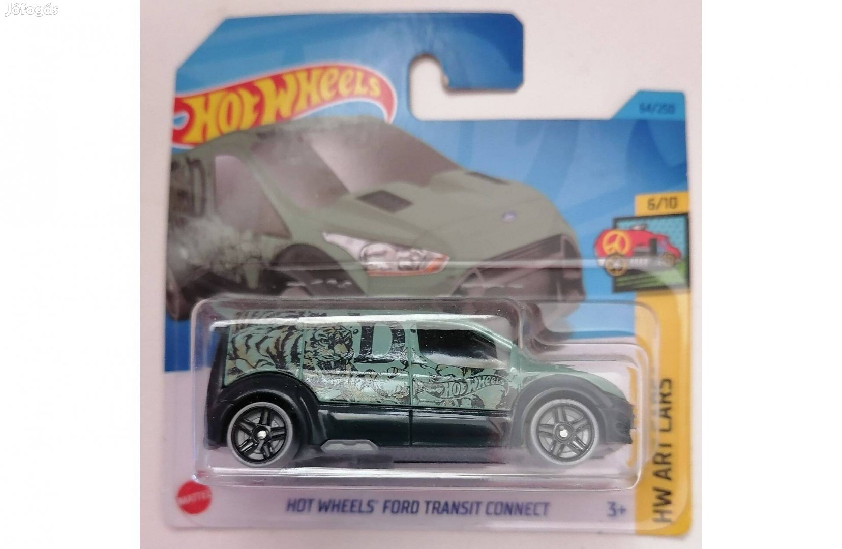 Hot Wheels Ford Transit Connect green