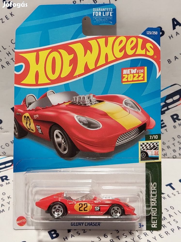 Hot Wheels Glory Chaser - Retro Racers 7/10 - 123/250 - hosszú kártyá