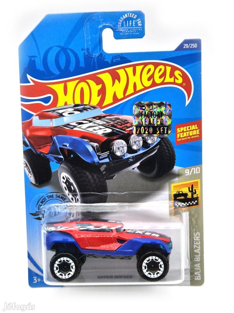 Hot Wheels Hyper Rocker - Baja Blazers 9/10 - 29/250 - hosszú kártyás