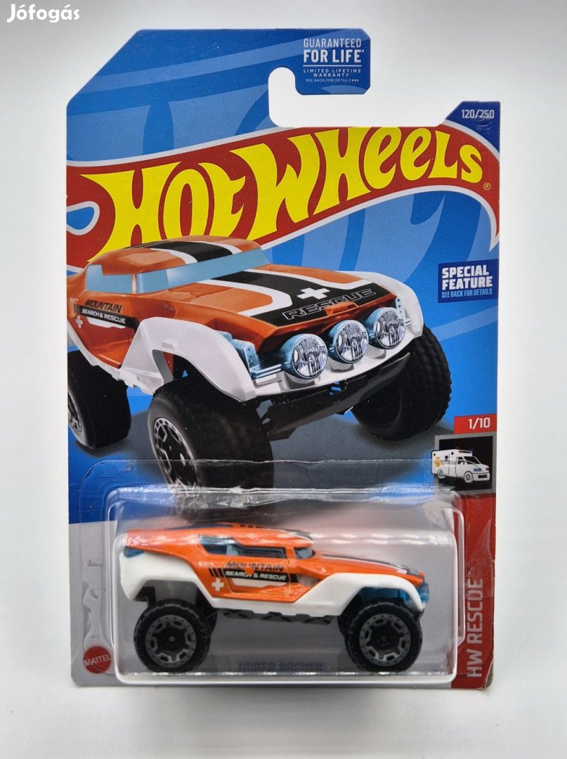 Hot Wheels Hyper Rocker - HW Rescue 1/10 - 120/250 - hosszú kártyás
