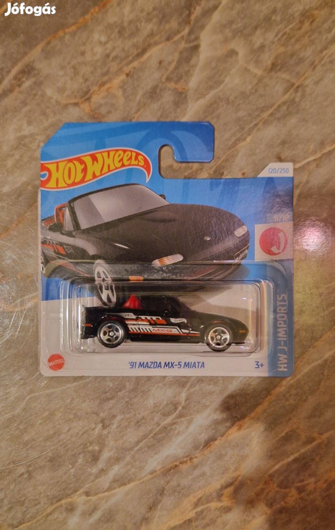 Hot Wheels J-imports Mazda MX-5 1991 Kisautó