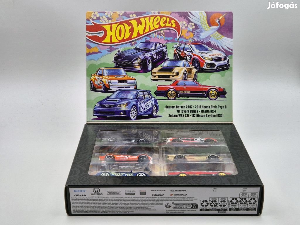 Hot Wheels Japan Theme - 6 darabos szett díszdobozban - Custom Datsun