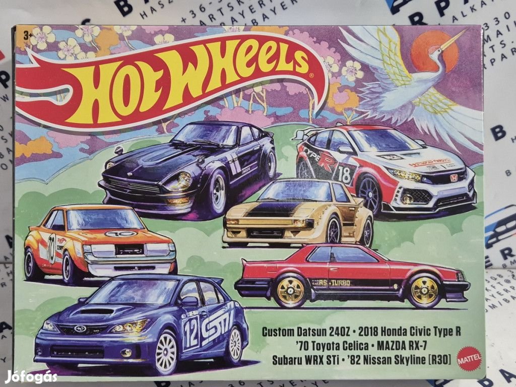 Hot Wheels Japan Theme - 6 darabos szett díszdobozban - Custom Datsun