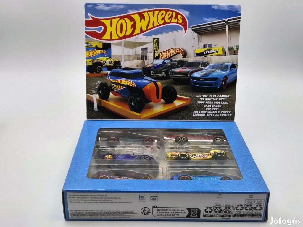 Hot Wheels Legends Theme - 6 darabos szett díszdobozban - Custom 1971