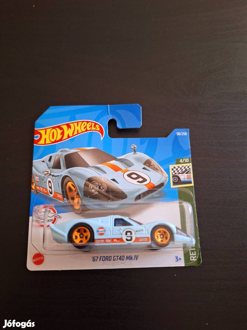 Hot Wheels Main Line 1967 Ford Gt 40 Mk. IV 