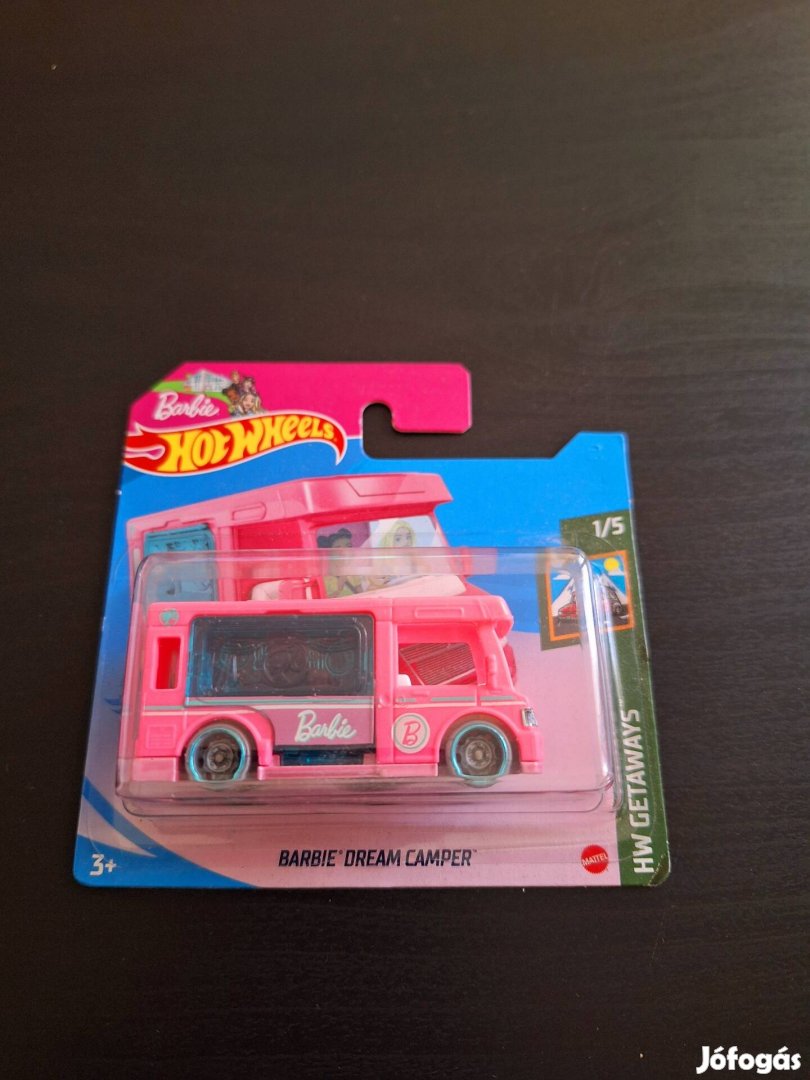 Hot Wheels Main Line Barbie Cream Camper