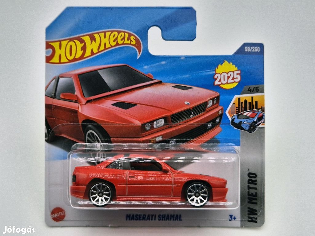 Hot Wheels Maserati Shamal - HW Metro  4/5 - 58/250  -  Hot Wheels -