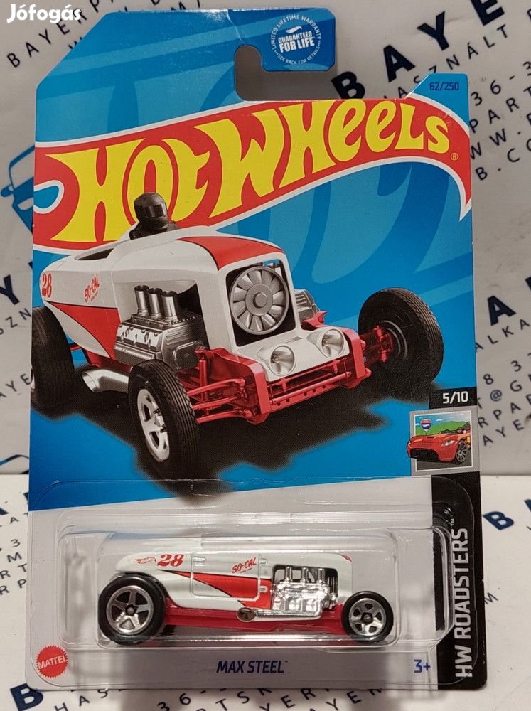 Hot Wheels Max Steel - HW Roadster 5/10 - 62/250 - hosszú kártyás