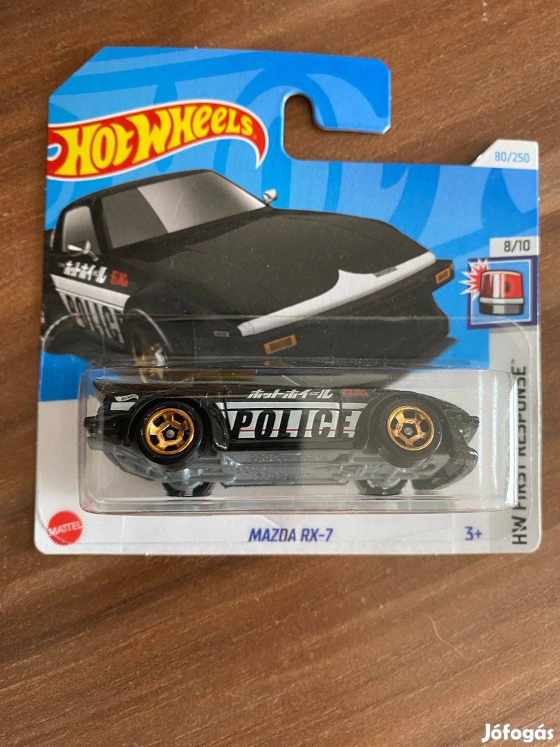 Hot Wheels Mazda RX-7 (Htd54) Police