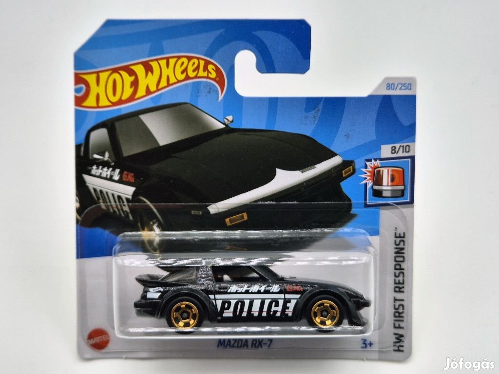 Hot Wheels Mazda RX-7  - First Response - 80/250 - fekete -  Hot Whee