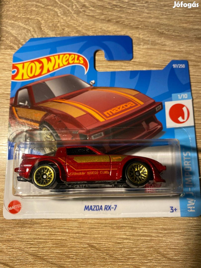 Hot Wheels Mazda RX-7 (piros-arany) (Hcx24)