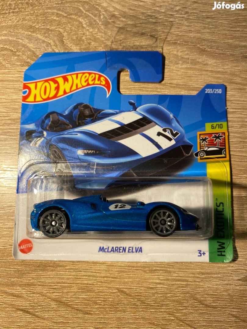 Hot Wheels Mclaren Elva (Kék) (Hcx54)
