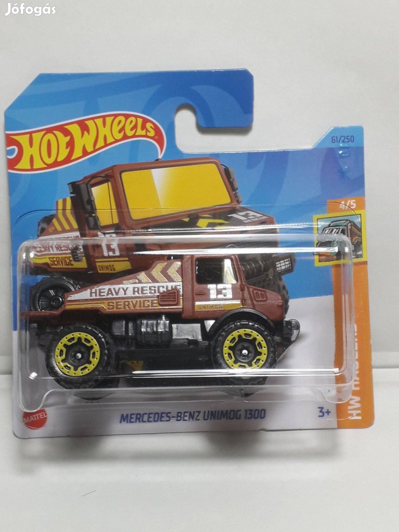 Hot Wheels Mercedes-Benz Unimog 1300 (brown) 2023