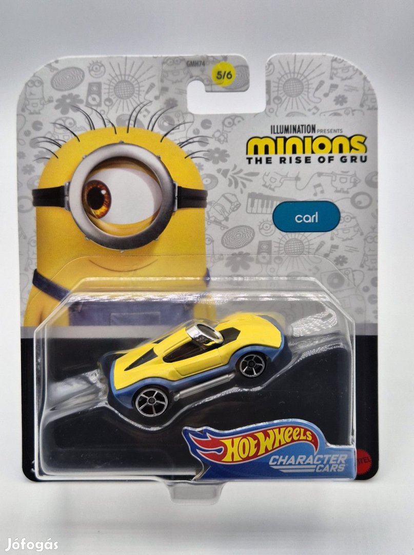 Hot Wheels Minyonok - Minions - Gru - Carl -  Hot Wheels - 1:64