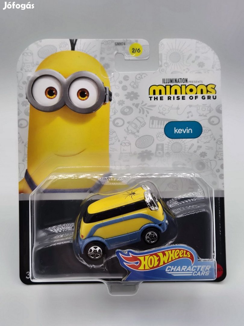 Hot Wheels Minyonok - Minions - Gru - Kevin -  Hot Wheels - 1:64
