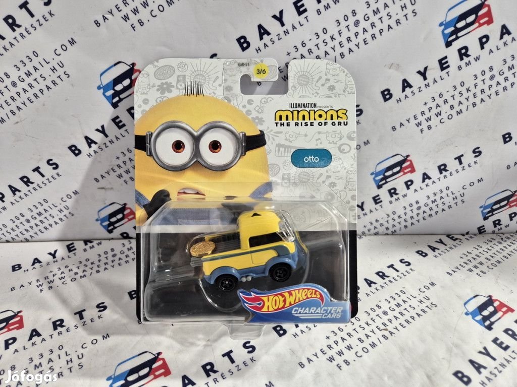 Hot Wheels Minyonok - Minions - Gru - Otto -  Hot Wheels - 1:64