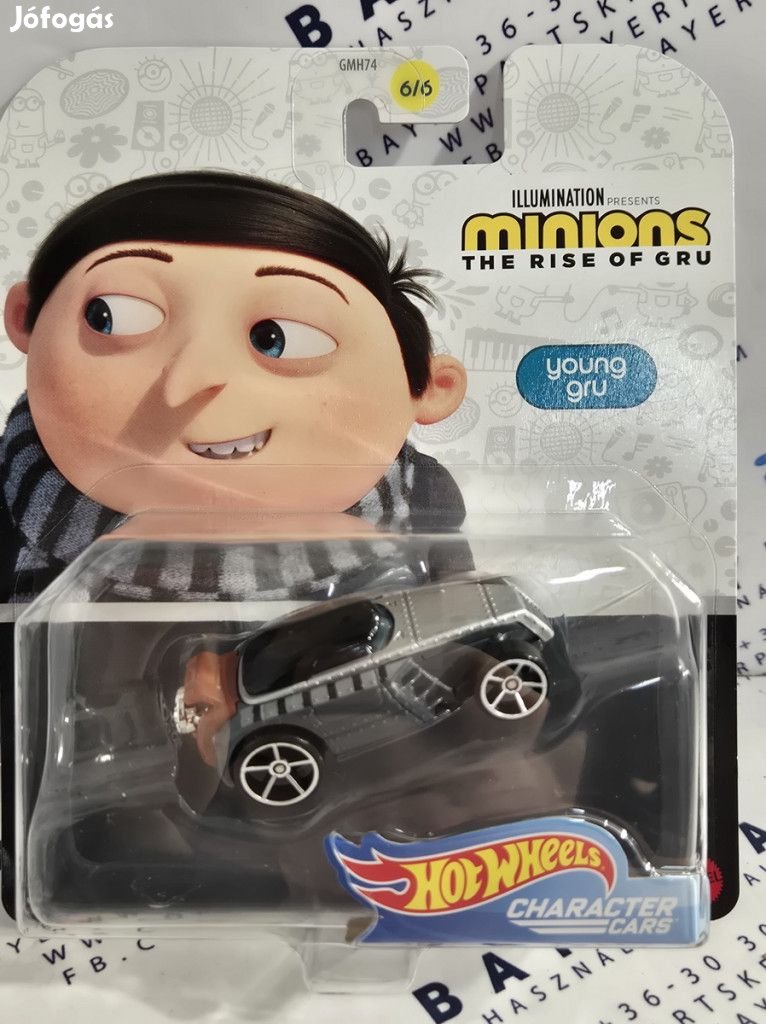 Hot Wheels Minyonok - Minions - Gru - Young Gru -  Hot Wheels - 1:64