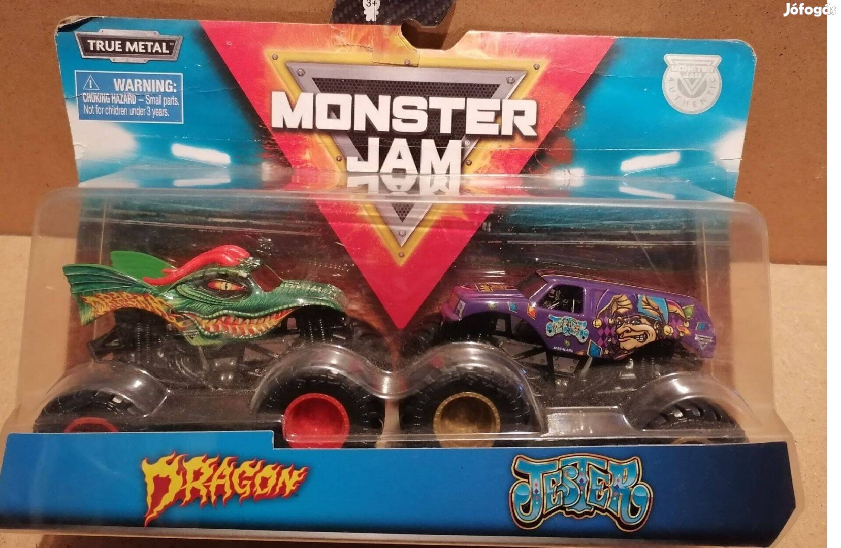 Hot Wheels Monster Jam játékautó - Dragon + Jester