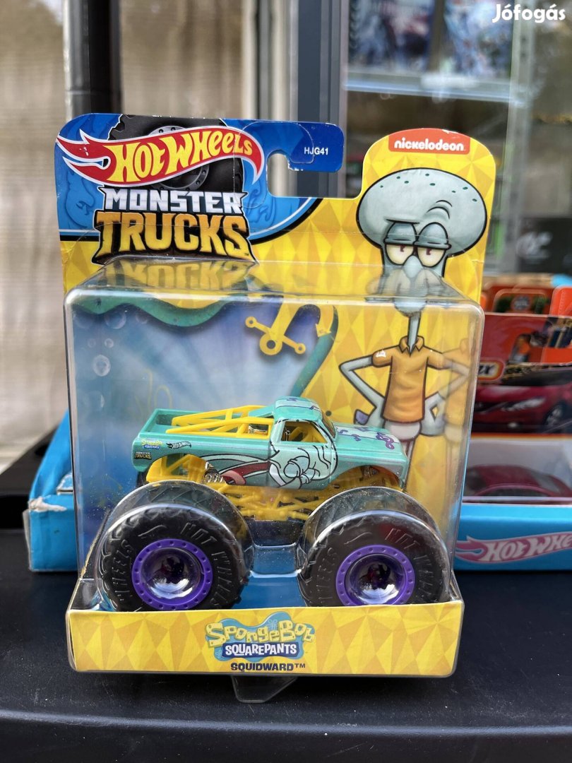 Hot Wheels Monster Truck Spongyabob Új