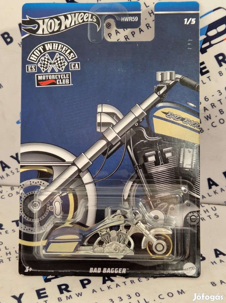 Hot Wheels Motorcycle Club - Bad Bagger -  Hot Wheels - 1:64