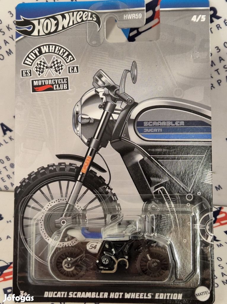 Hot Wheels Motorcycle Club - Ducati Scrambler Hot Wheels Edition -  H