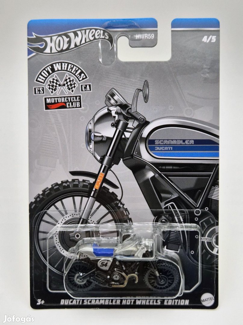 Hot Wheels Motorcycle Club - Ducati Scrambler Hot Wheels Edition -  H