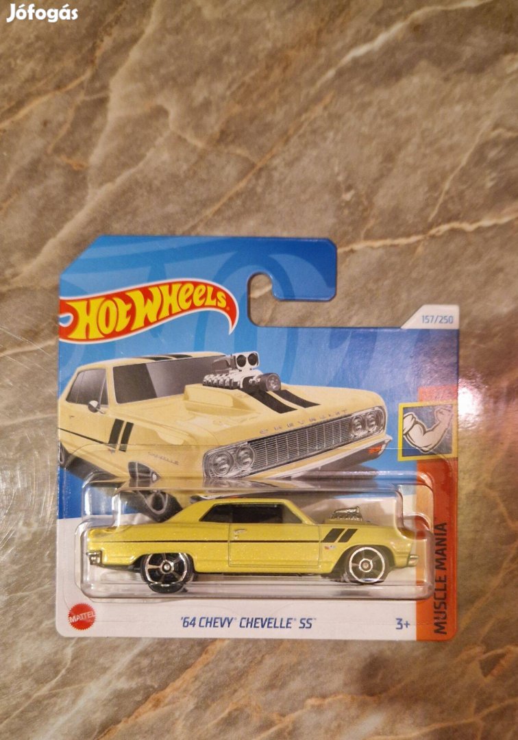 Hot Wheels Muscle Mania Chevy Chevelle SS 1964 Kisautó