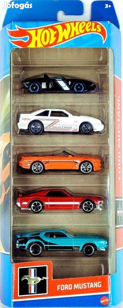 Hot Wheels-Mustang,és Nightburnerz 5-ös pakk eladó