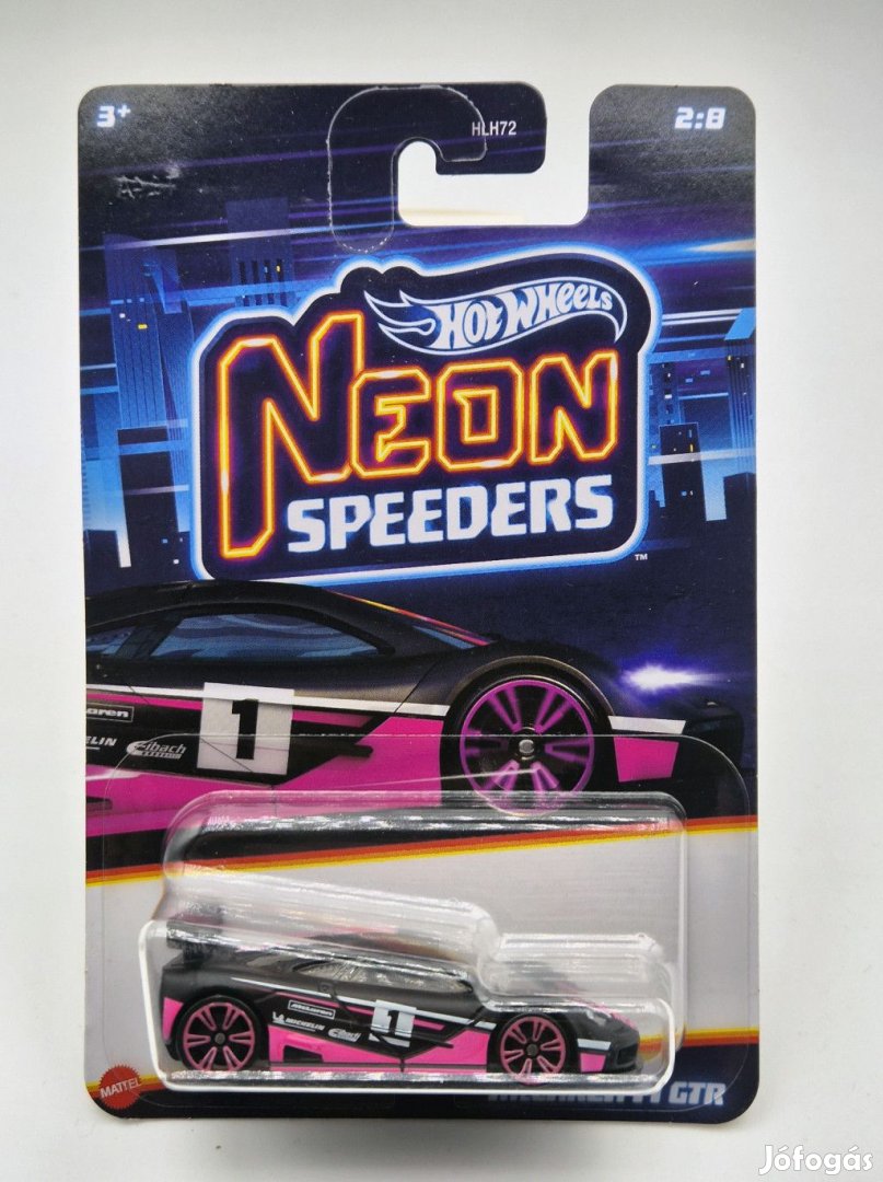 Hot Wheels Night Racing Neon Speeders - McLaren F1 GTR -  Hot Wheels