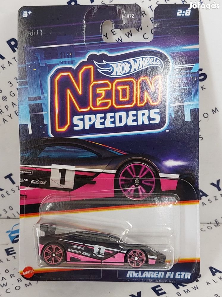 Hot Wheels Night Racing Neon Speeders - McLaren F1 GTR -  Hot Wheels