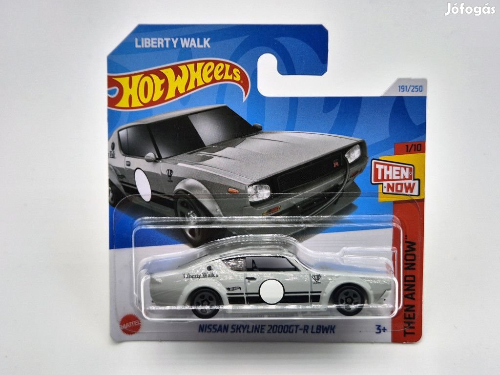 Hot Wheels Nissan Skyline 2000GT-R LBWK  - Then and now - 191/250 -