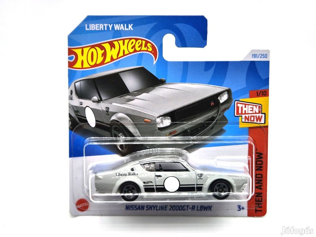 Hot Wheels Nissan Skyline 2000GT-R LBWK  - Then and now - 191/250 -