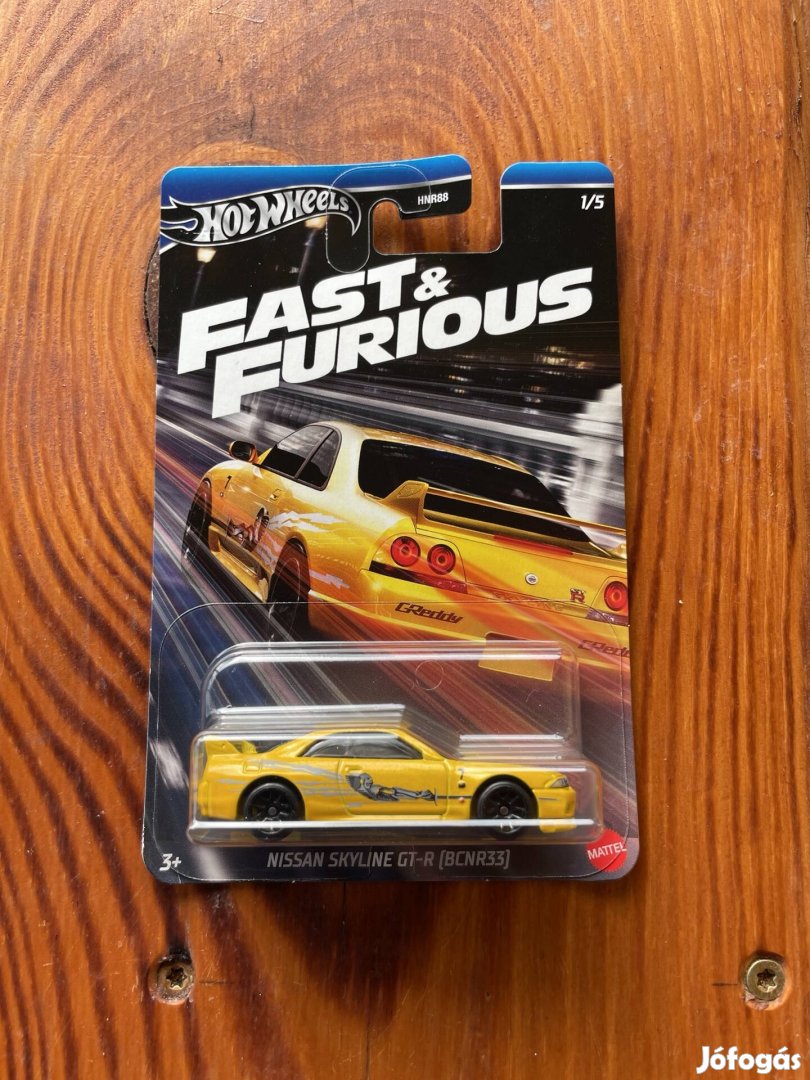 Hot Wheels Nissan Skyline Fast and Furious modellautó