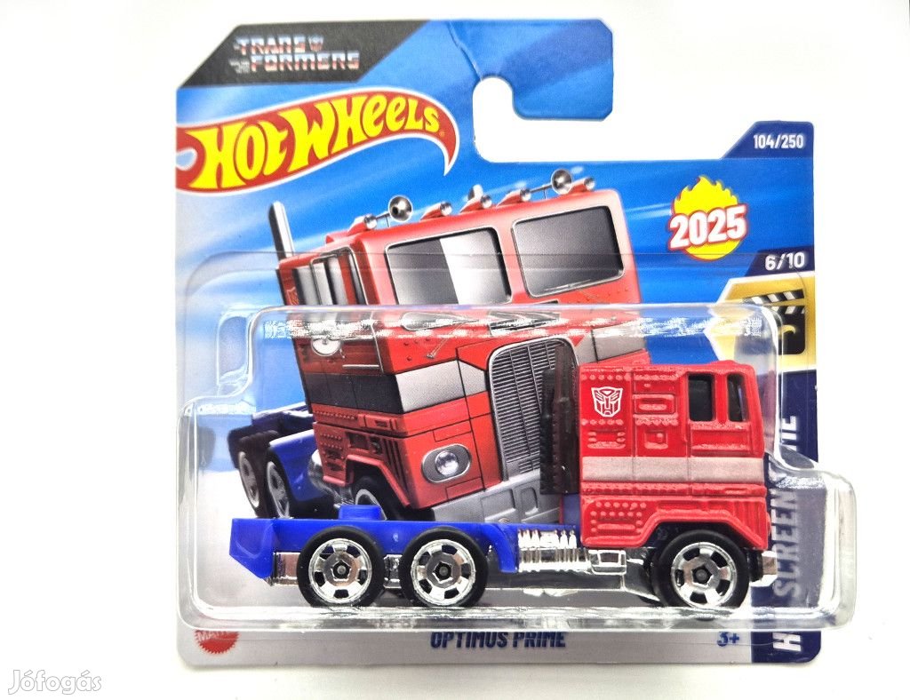 Hot Wheels Optimus Prime - HW Screen Time  6/10 - Transformers - 104/