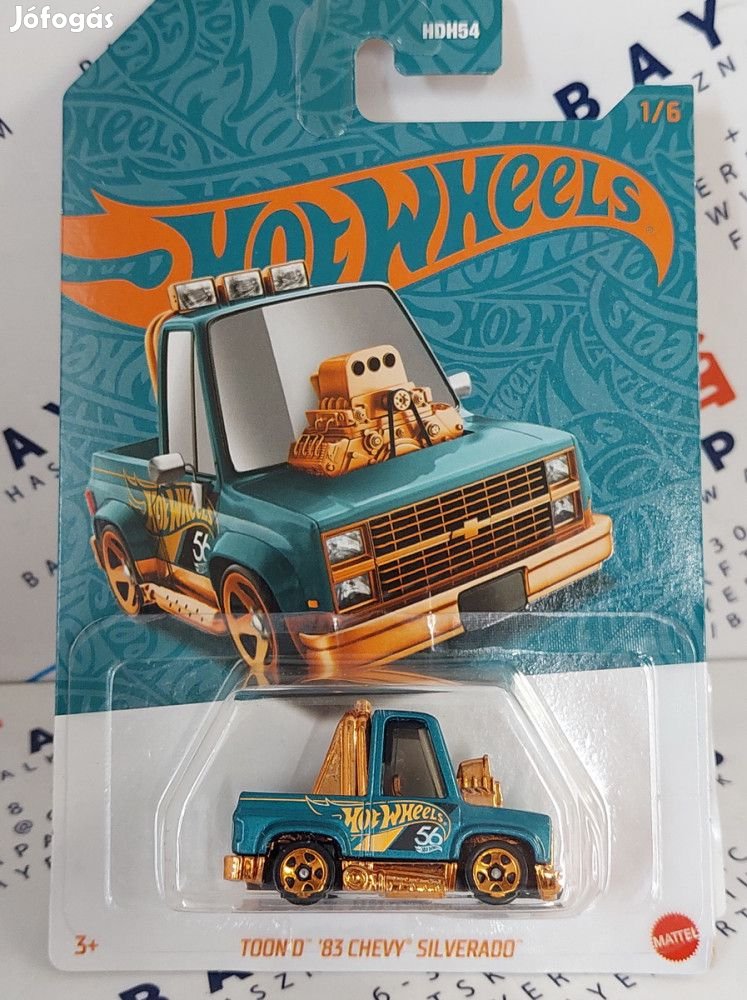 Hot Wheels Pearl & Chrome (2023) - Tooned Chevrolet Silverado (1983)