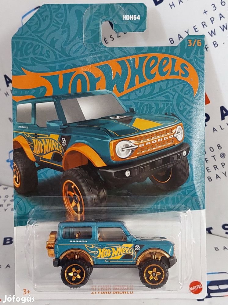 Hot Wheels Pearl & Chrome (2023) - '21 Ford Bronco -  Hot Wheels - 1: