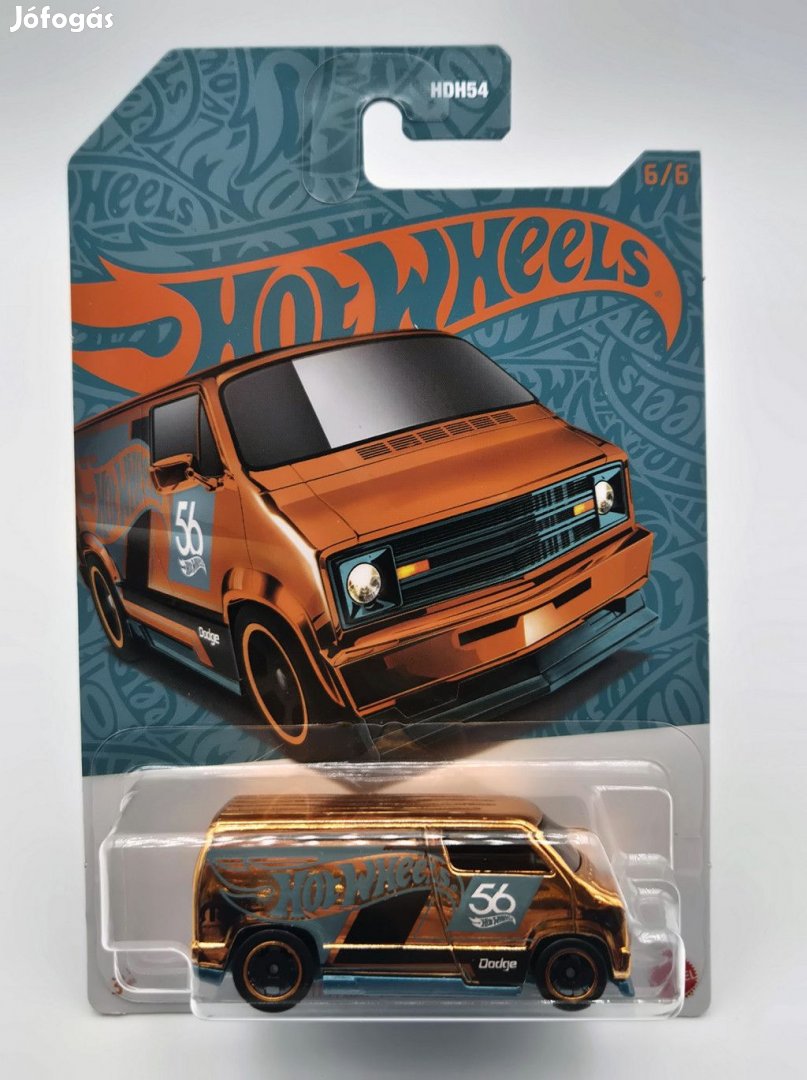 Hot Wheels Pearl & Chrome (2024) - Custom '77 Dodge Van - CHASE -  Ho