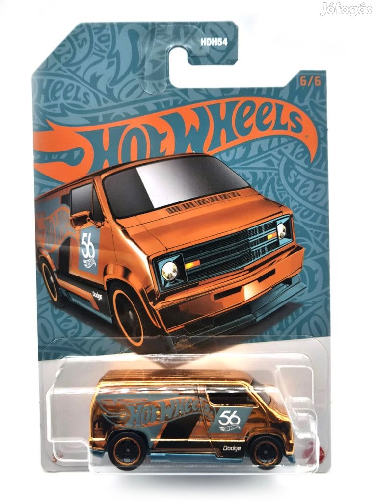 Hot Wheels Pearl & Chrome (2024) - Custom '77 Dodge Van - CHASE -  Ho
