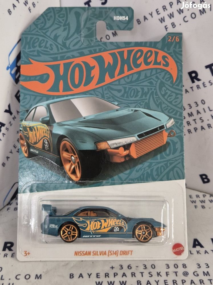 Hot Wheels Pearl & Chrome (2024) - Nissan Silvia (S14) Drift -  Hot W