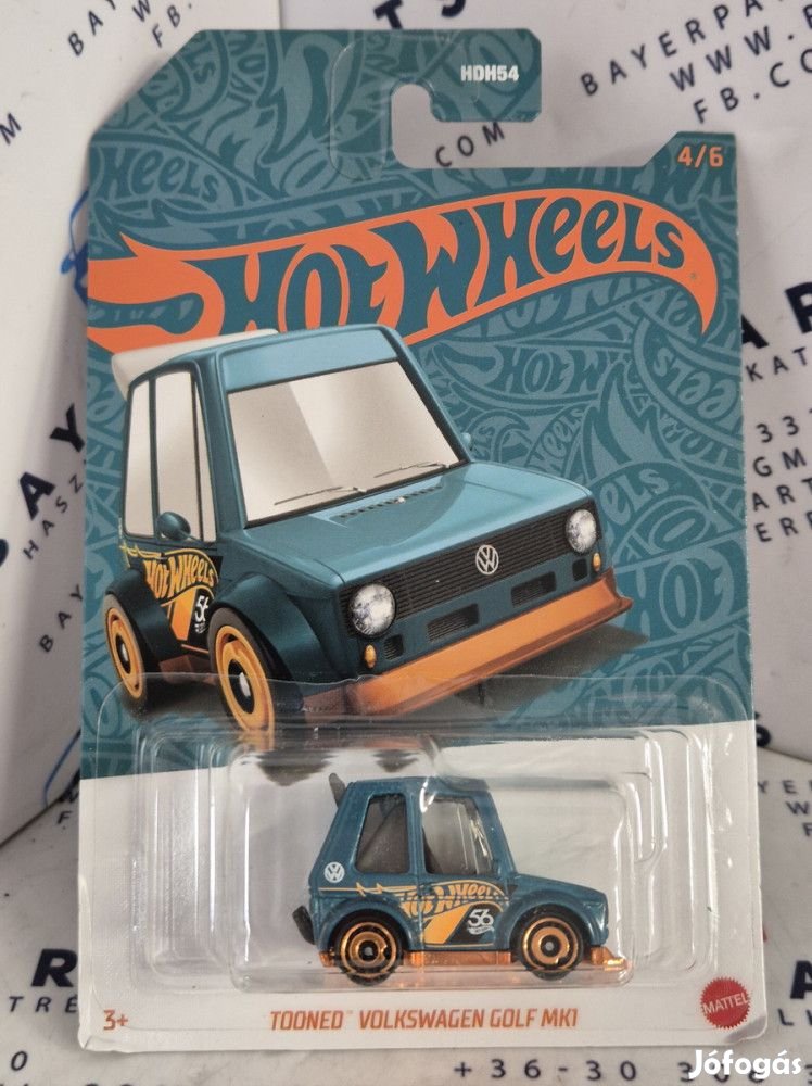 Hot Wheels Pearl & Chrome (2024) - Tooned Volkswagen Golf MK1 -  Hot