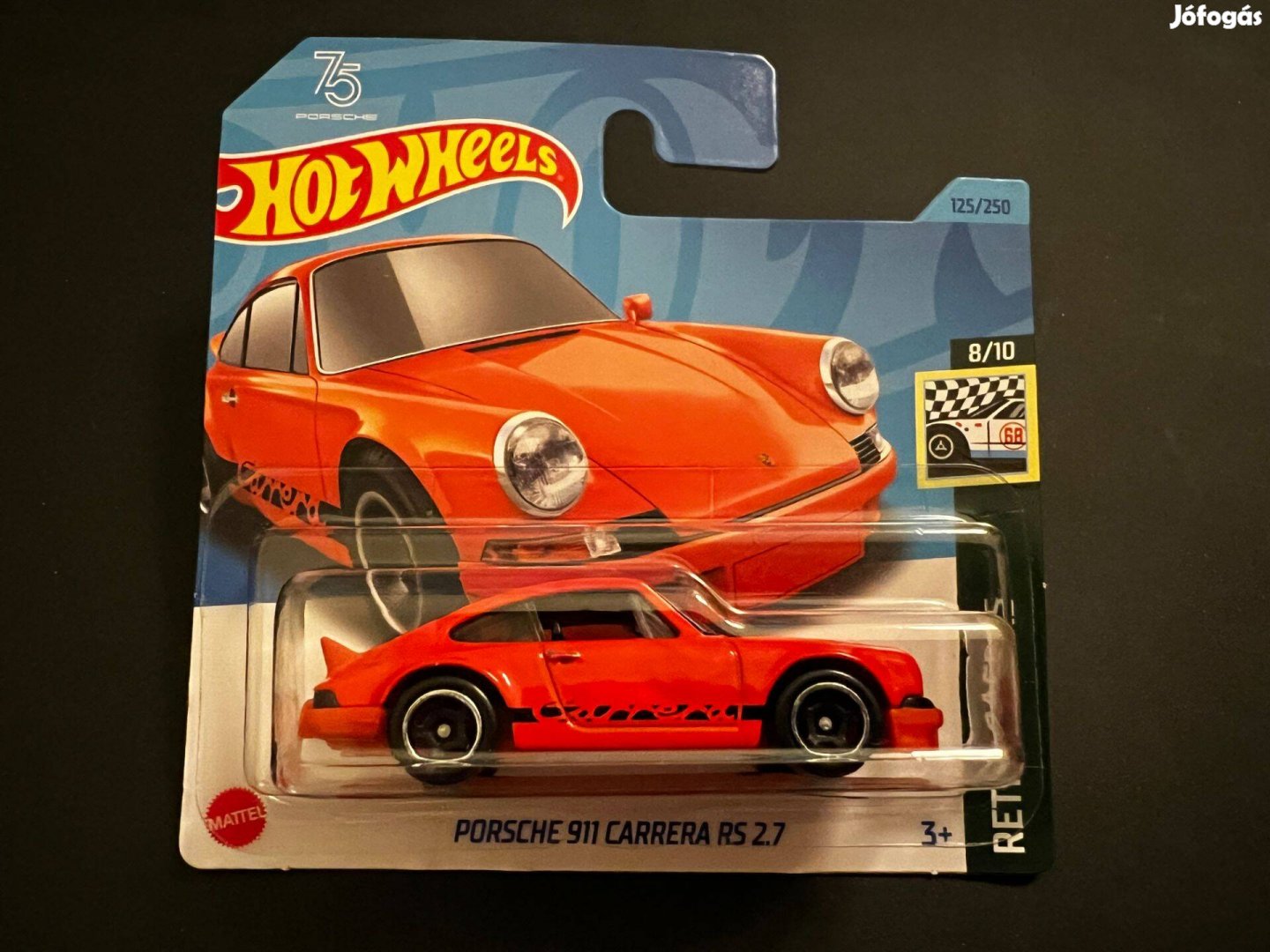 Hot Wheels Porsche 911 Carrera RS 2.7 - narancssárga