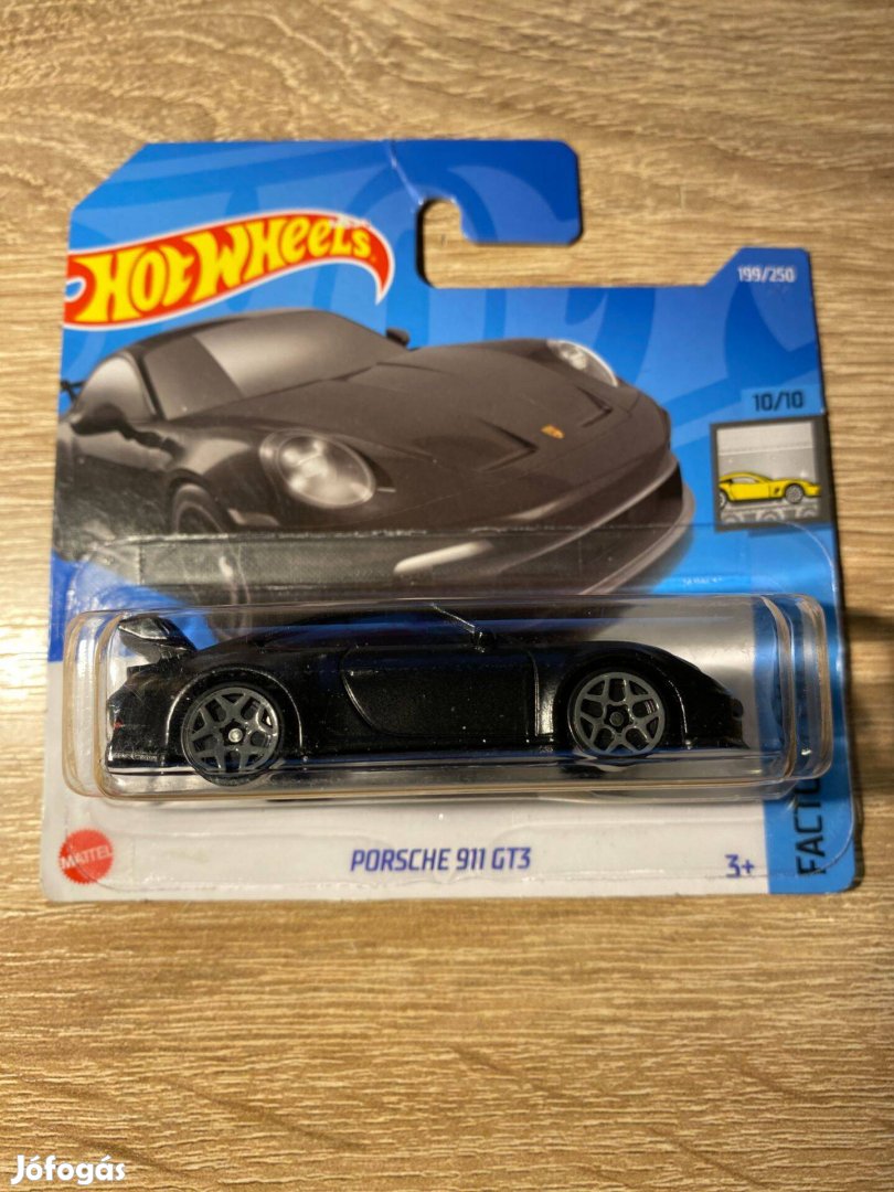 Hot Wheels Porsche 911 GT3 (fekete) (Hcx85)