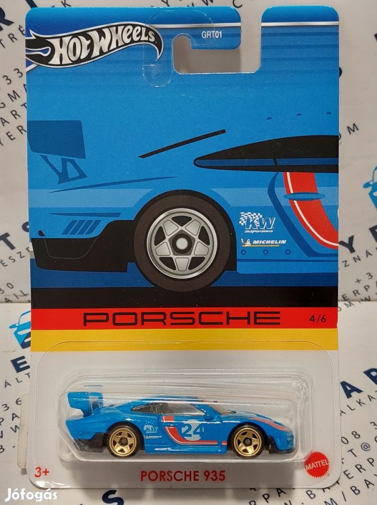 Hot Wheels Porsche 935 4/6 - hosszú kártyás