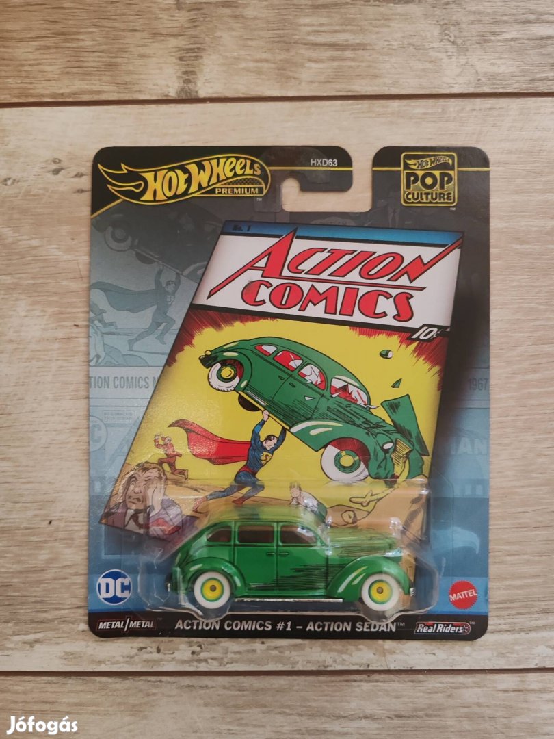 Hot Wheels Premium Action Sedan Action Comics 1.