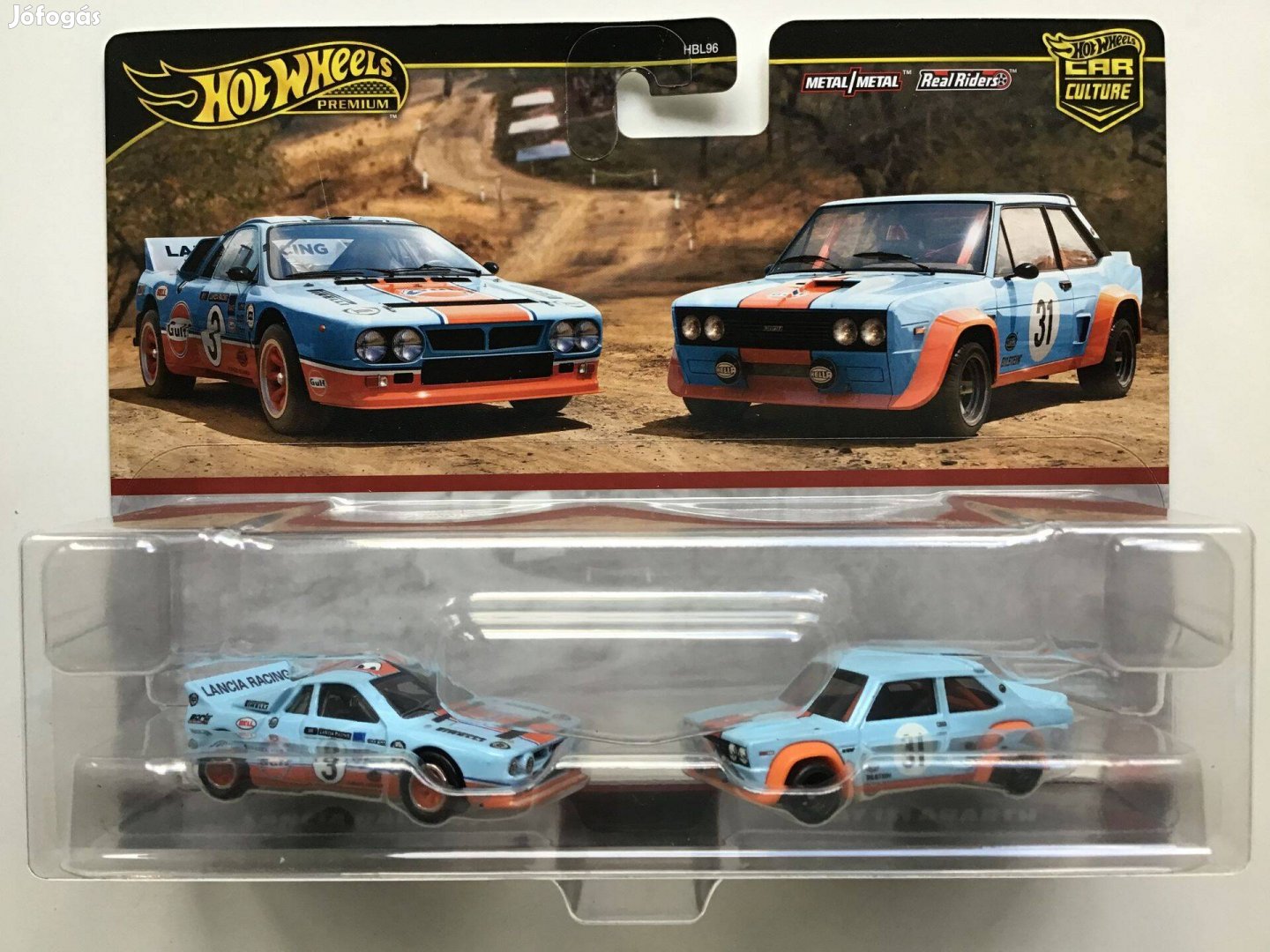 Hot Wheels Premium Car Culture Gulf Fiat Lancia duo 2 pack