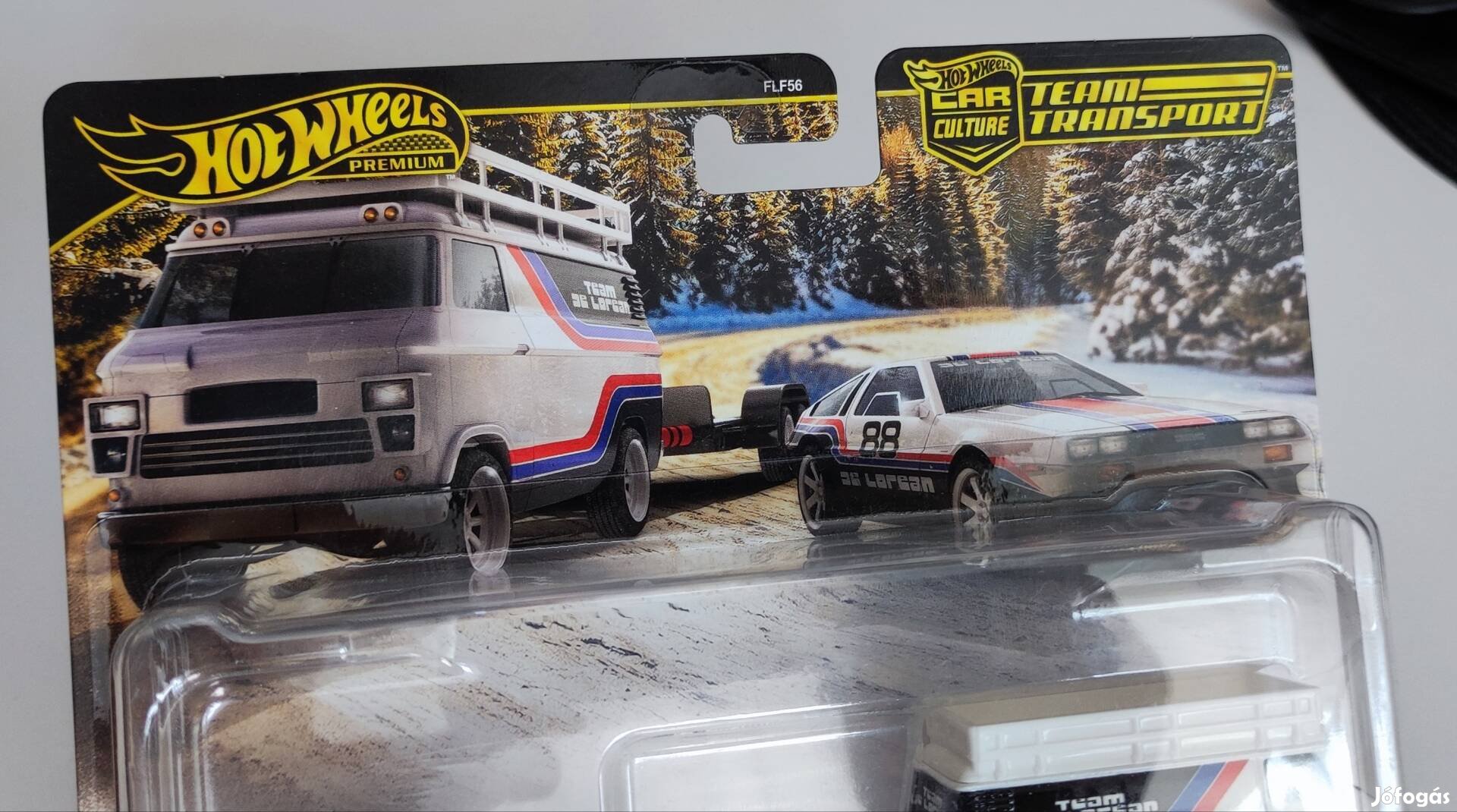 Hot Wheels Premium Dmc Delorean x HW Rally Hauler